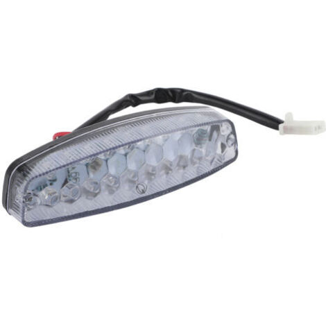 BUNTHAUS Feu stop arrière de moto Feu arrière 12 V 18 LED Convient aux quads chinois 4 roues 50/70/90/110/125/150 cm3