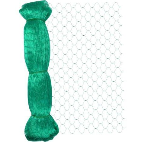 BUNTHAUS Filet de Jardin 4×10 m Filet Anti Oiseaux Robuste Filets pour Bassin en Maille Filet de Protection de Jardin pour Protéger Plantes, Fruits, Fleurs, Arbres
