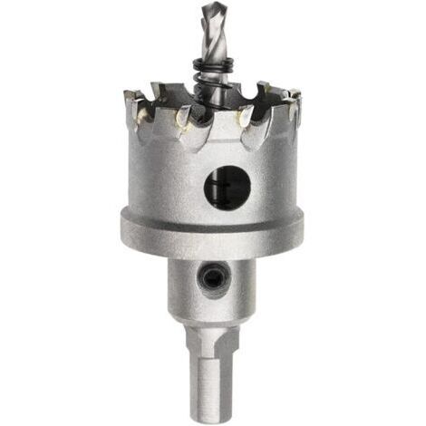 BUNTHAUS Foret de Scie Cloche en Métal, Coupeur de Trou de Dents en Carbure de Tungstène pour Tôle D'acier Inoxydable, Métal, Alliage, Fer, Bois (42mm)