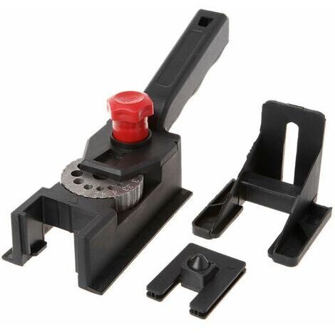BUNTHAUS Gabarit de perçage universel avec tailles de trous réglables, adapté aux chevilles en bois, antidérapant, Ø 3-12 mm