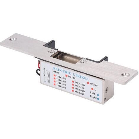BUNTHAUS Gâche électrique à sécurité positive (mode NC) pour système de contrôle d'accès cylindrique 12 V