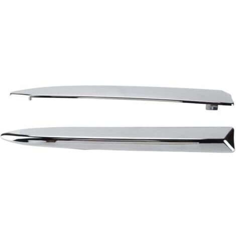 BUNTHAUS Garniture chromée de moulage supérieur de pare-chocs avant de voiture, remplacement 735455041 pour FIAT 500 2007 – 2015