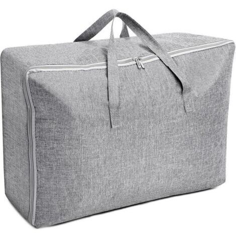 BUNTHAUS Grand Sac de Rangement 105L, Rangement Sous Lit Pliable Closet Organizer Sac de Rangement pour Couette Imperméable avec Poignées Renforcées pour Édredons Couvertures Oreillers Vestes