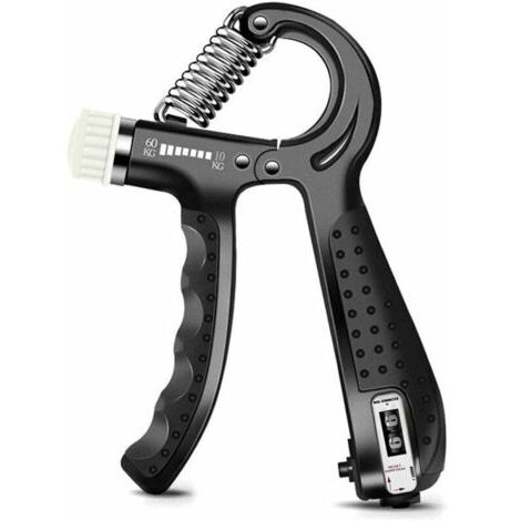 BUNTHAUS Hand Grip, Musculation Main, Musculation Avant Bras, 560 Kg Ajustable Comptage Pince À Main La Résistance Exerciseur De Doigt Exerciseur Poignet