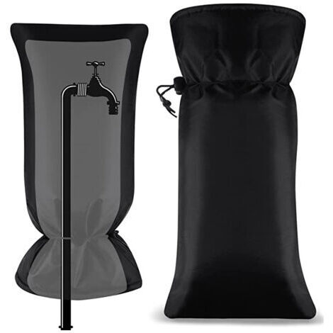 BUNTHAUS Housse Antigel pour Robinet Extérieur d'Hiver, Protection Imperméable de Jardin, Couvercle pour Protéger du Gel