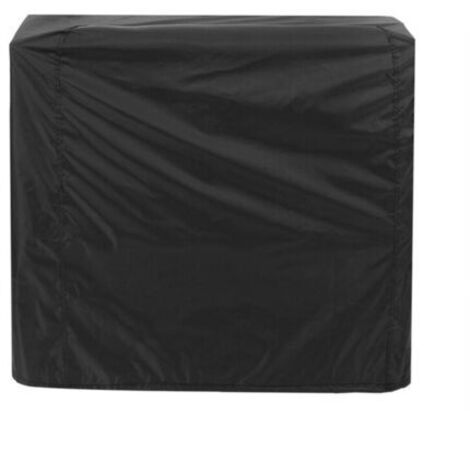 BUNTHAUS Housse Barbecue Noir, Couverture de Gril Anti-l\\'eau/Anti-l\\'humidité Protection UV Poussière Eau Résistant au Vent pour Barbecue Extérieur Jardin Patio Grill (145x61x117cm)