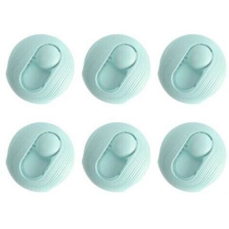 BUNTHAUS Housse de couette anti-course sans aiguille de sécurité domestique boucle invisible 6 pack (vert menthe)
