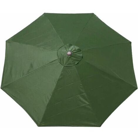 BUNTHAUS Housse de parasol 3 m imperméable – Tissu polyester double couche – Protection UV 95% – Installation rapide et facile