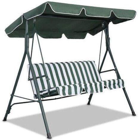BUNTHAUS Housse de protection imperméable à volants pour hamac et balancelle d'extérieur, 164 x 114 x 15 cm