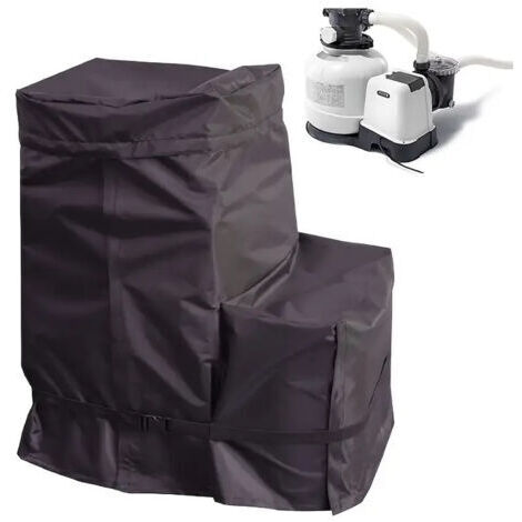 BUNTHAUS Housse de protection pour filtre à sable Intex 14 16\" Housse de protection étanche Oxford 420D pour système de filtration à sable avec cordon de serrage