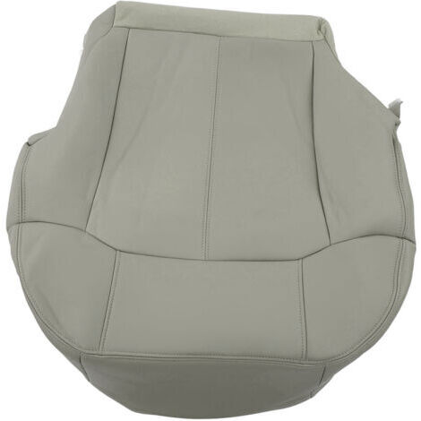 BUNTHAUS Housse de siège inférieur de conducteur avant, protection de siège de voiture en cuir PU de remplacement pour Chevy Suburban 19992002 gris
