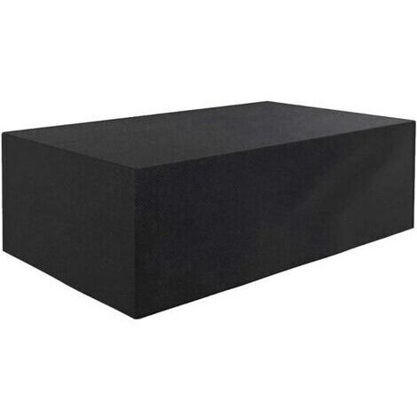 BUNTHAUS Housse Pour Mobilier De Jardin Étanche Bâche Couverture Housse De Protection Meuble Table Salons De Jardin 180x120x74cm Noir