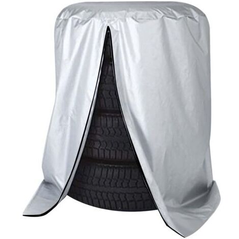 BUNTHAUS Housse universelle pour 4 pneus, housses de pneus - sacs de rangement étanches pour pneus - housse saisonnière - Peut contenir 4 pneus, sac à pneus anti-poussière, diamètre 75 cm x hauteur 11