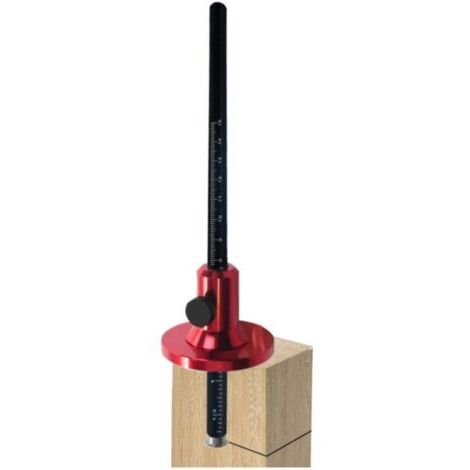 BUNTHAUS Jauge de Marquage à Roue Menuiserie  Outils de Marquage en d'Aluminium pour Bois,Aide au Tracé avec Prise Facile pour Lignes Parallèles sur Bois Massif et Contreplaqué