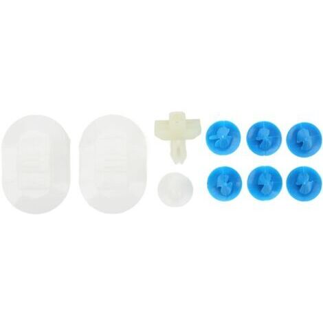 BUNTHAUS Jeu de clips de fixation de jupe latérale de voiture, 10 pièces, remplacement de Force de serrage forte 1610186180 pour citroën DS3 2009 – 2015