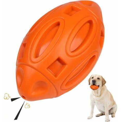 BUNTHAUS Jouet Chien Indestructible, Jouet à mâcher pour Chien Balle Sonore en Caoutchouc Jeux pour Chien Jouet pour Chiens Moyens et Grands