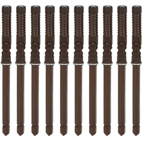 BUNTHAUS Kit de 10 Supports de Étagère Murale Invisible 10x100mmCrochets de Fixation et Accessoires pour Étagères Flottantes