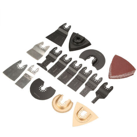 BUNTHAUS Kit de 40 lames de scie oscillantes, outils multifonctions, bobine, accessoires de réparation pour machines électriques