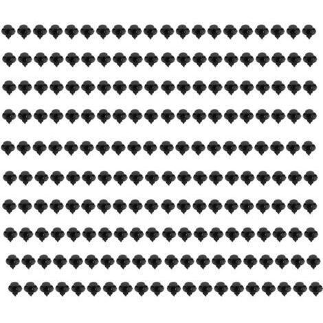 BUNTHAUS Kit de fixation de 200 clips pour garnitures de pare-chocs intérieurs Nissan Xterra, Versa, Sentra et Maxima