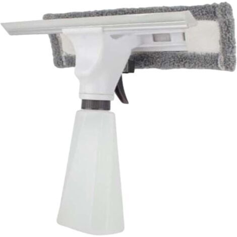 BUNTHAUS Kit de nettoyage de vitres, raclette à vitres avec vaporisateur, kit de nettoyage de vitres avec housse intégrale, essuie vitres professionnel for salle de bain, douche, voiture, vitre