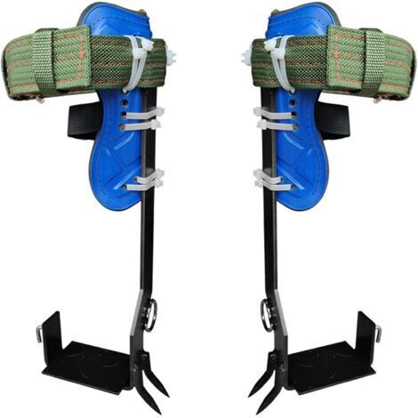 BUNTHAUS Kit d'escalade d'arbre – 2 pics en acier – Sangles en polyester résistantes – Pour maintien optimal en hauteur