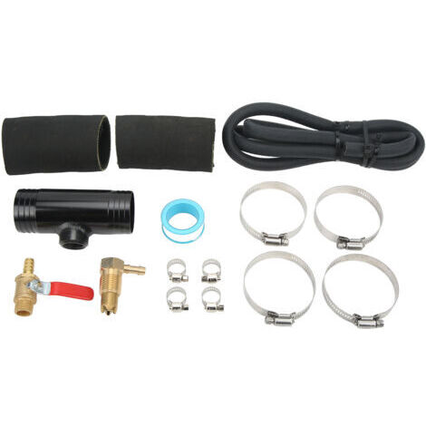 BUNTHAUS Kit d'installation auxiliaire de réservoir de carburant diesel 11408 Remplacement pour Ford F-Series F250 F350 Super Duty Diesel Trucks Noir