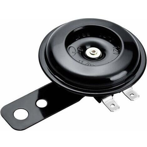 BUNTHAUS Klaxon moto Avertisseur Motocycle Universel Horn pour Scooters, Motos, Tricycles, Pocketbikes DC 12V, 1,5A, 105db Etanche