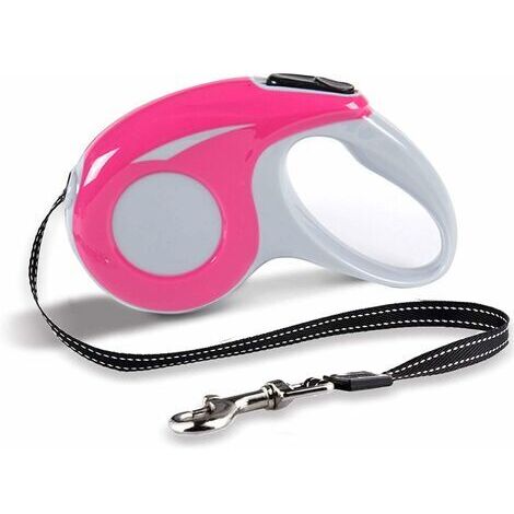 BUNTHAUS Laisses Rétractables pour Chiens,Laisse pour Chien Enrouleur 5m, Laisse Chien Retractable Flexi,Convient aux Chats et Chiens de Petite et Moyenne Taille, Maximum 15kg (Rouge)