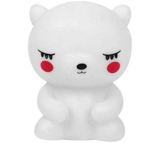 BUNTHAUS Led Enfants Veilleuse Ours Mignon Lampe En Forme De Nuit En Silicone Pour Veilleuse Chambre Enfants Chambre Salon, Type 3