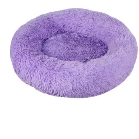 BUNTHAUS Lit pour Chat, Coussin Moelleux, Doux Lavable pour Chats Chiens (Violet, 70 cm), Ensoleillé