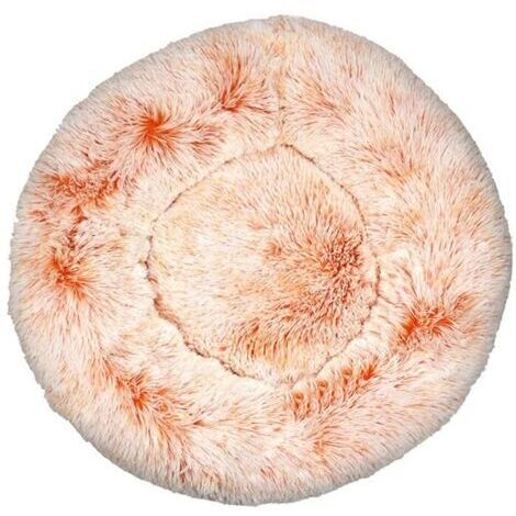 BUNTHAUS Lit pour chat, coussin moelleux, doux lavable pour chiens chats (dégradé orange, 80 cm), Ensoleillé