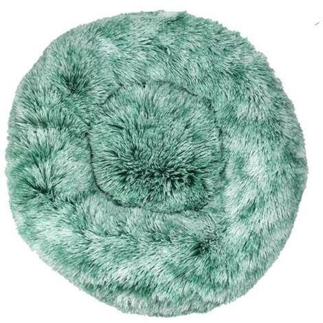 BUNTHAUS Lit pour chat, coussin moelleux, doux lavable pour chiens chats (dégradé vert, 80 cm), Ensoleillé