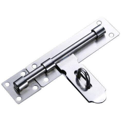 BUNTHAUS Loquet de Porte Serrure Porte Verrou Loquet Porte Loquet de Verrou Boulon à Glissière Loquet de Portail en Acier Inoxydable pour Entrepôt Garage Grange Portail Cour Porte