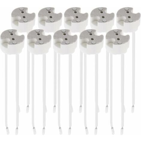BUNTHAUS Lot 10x douille GU5 3  Douille GU5 3 ou MR16  Support avec câble 12V  Pour lampe luminaire ampoule telles que LED halogène spot