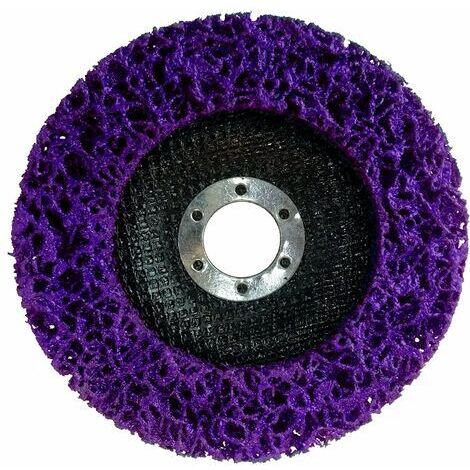 BUNTHAUS Lot de 10 disques de nettoyage et de décapage en nylon, pour meuleuse d'angle, diamètre : 100 mm, lilas