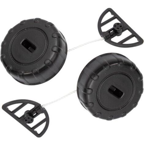 BUNTHAUS Lot de 2 Bouchons de réservoir d'huile pour Stihl 017 018 pour MS170 MS180 Bouchon d'essence Remplacement Pièces de rechange pour tronçonneuse