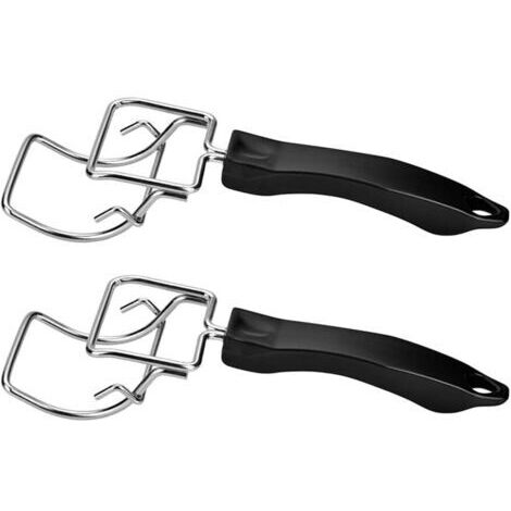 BUNTHAUS Lot de 2 extracteurs plateau four grille-pain convection pour friteuse à air, extracteur de grilles, outil pour tirer la grille de four, clip pour grilles, clip pour four