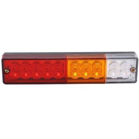 BUNTHAUS Lot de 2 feux arrière à LED, clignotants, feux de recul, pour camion, remorque, caravane, 12 V