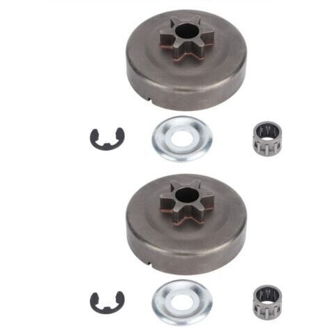 BUNTHAUS Lot de 2 pignons de Tambour d\\'embrayage pour tronçonneuse STIHL 017 018 021 023 025 MS170 MS180 MS210 MS230 MS250 1123 640 2003