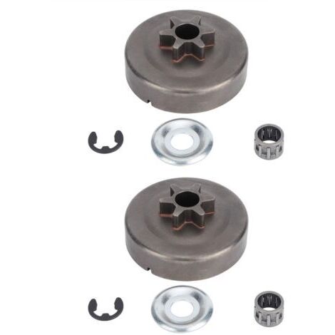 BUNTHAUS Lot de 2 pignons de Tambour d'embrayage pour tronçonneuse STIHL 017 018 021 023 025 MS170 MS180 MS210 MS230 MS250 1123 640 2003