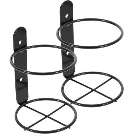 BUNTHAUS Lot de 2 Support Bouteille Mural Simple en Métal 5.31 Pouces Porte Bouteille Mural Unique pour Cuisine Bar Décoration Maison Cadeau Collectionneur