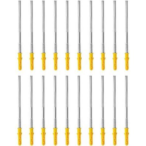 BUNTHAUS Lot de 20 Équerres Étagères Murales Invisibles, Support Fixation Etagere Placard Murale Invisible, Consoles et Taquets pour Étagères, Parfaites pour Une Installation Verticale et Solide pour 