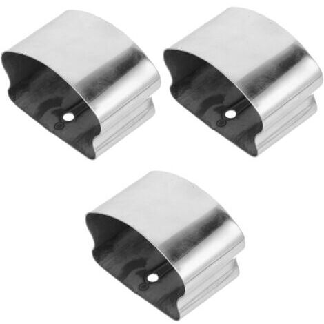 BUNTHAUS Lot De 3 Embouts De En Acier Inoxydable Pour Rampe D'escalier Accessoires De Rampe