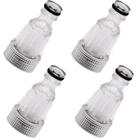 BUNTHAUS Lot de 4 adaptateurs rapides de tuyau d'arrosage pour filtre à eau accessoires de pompe de nettoyage haute pression utilisé pour les machines de nettoyage haute pression les pompes