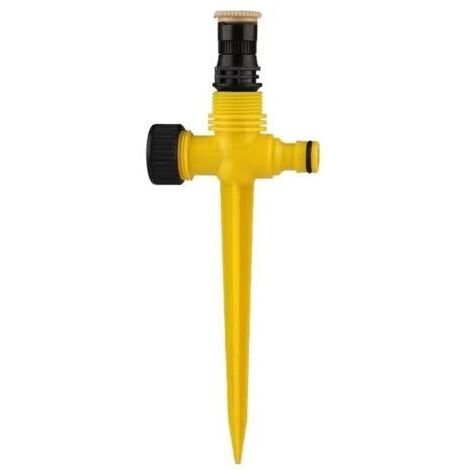 BUNTHAUS Lot de 4 arroseurs automatiques 360° - Asperseur d'arrosage réglable avec brumisateur - Système d'irrigation pour pelouse et Jardin - Raccord Rapide - Arrosage extérieur Automatique