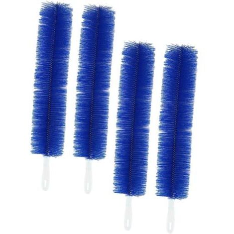 BUNTHAUS Lot de 4 brosses de nettoyage multifonctions en toile d'araignée pour ventilateurs électriques - Design ergonomique pour enlever la poussière sans effort - Compact et portable