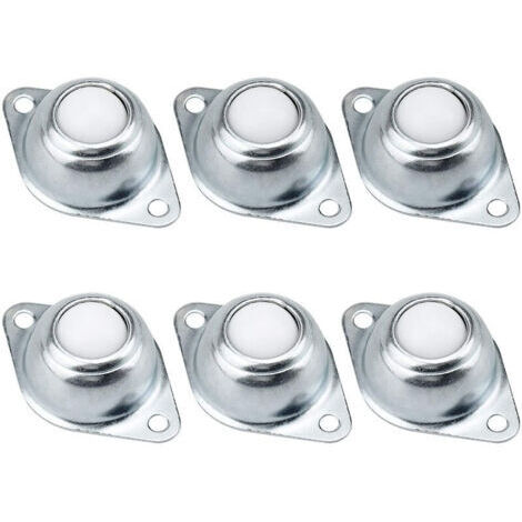 BUNTHAUS Lot de 6 Roulette Transfert à Bille Roulement de Transfert pour Meuble Rouleaux à Billes pour Dispositif de Transfert