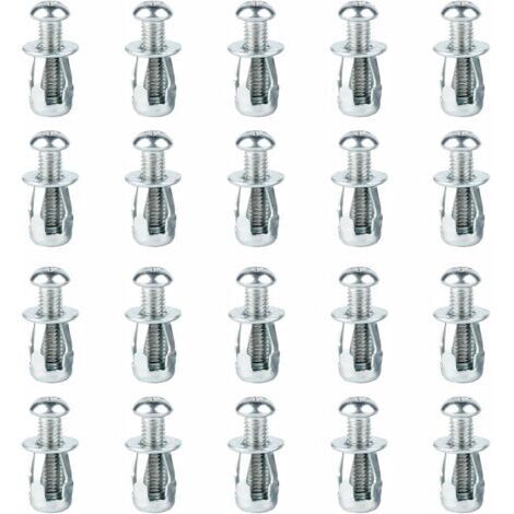 BUNTHAUS （ M4x20mm ）20 Pièces Écrous à Pétales de Vis d'Expansion, M4x20mm Chevilles de Mur Creux pour la Décoration de la Maison et les Fixations Sur les Cavités et les Murs en Plaques de Plâtre
