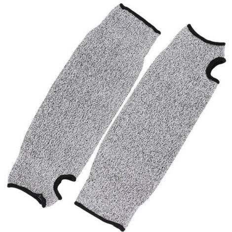 BUNTHAUS Manchon de Protection pour Bras, Manchon pour Bras de Sécurité Gants de Ttravail à Manches Longues Manches Anti Coupures Résistant aux Coupures HPPE pour Jardin Cuisine et Travaux Agricoles (