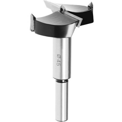 BUNTHAUS MèchePour Défonceuse Forets 45mm Tungstène Carbure Bois Ouvre tarière Travail Bois Charnière Trou Forage Alésage Mèche Coupeur Noir Argenté